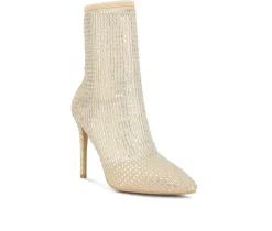 New London Rag Women's Fortunate Stiletto Booties