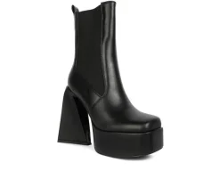 Clearance London Rag Women's Frosty Platform Heeled Booties