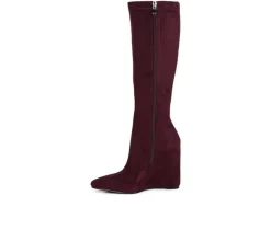 Discount London Rag Women's Gladol Knee High Wedge Boots