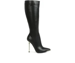 Online London Rag Women's Hale Knee High Stiletto Boots