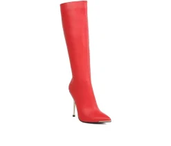 Best London Rag Women's Hale Knee High Stiletto Boots