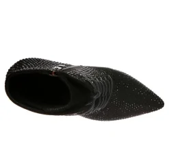 Outlet London Rag Women's Head On Lace Up Stiletto Booties