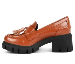 Sale London Rag Women's Jonah Chunky Heeled Loafers