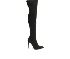 New London Rag Women's Madman Knee High Stiletto Boots