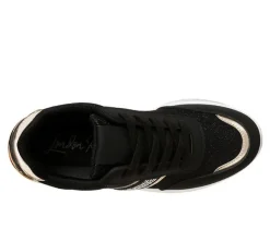 Online London Rag Women's Metallic Panel Platform Sneakers