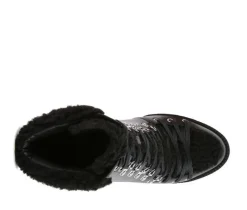 Online London Rag Women's Pines Lace Up Heeled Platform Boots