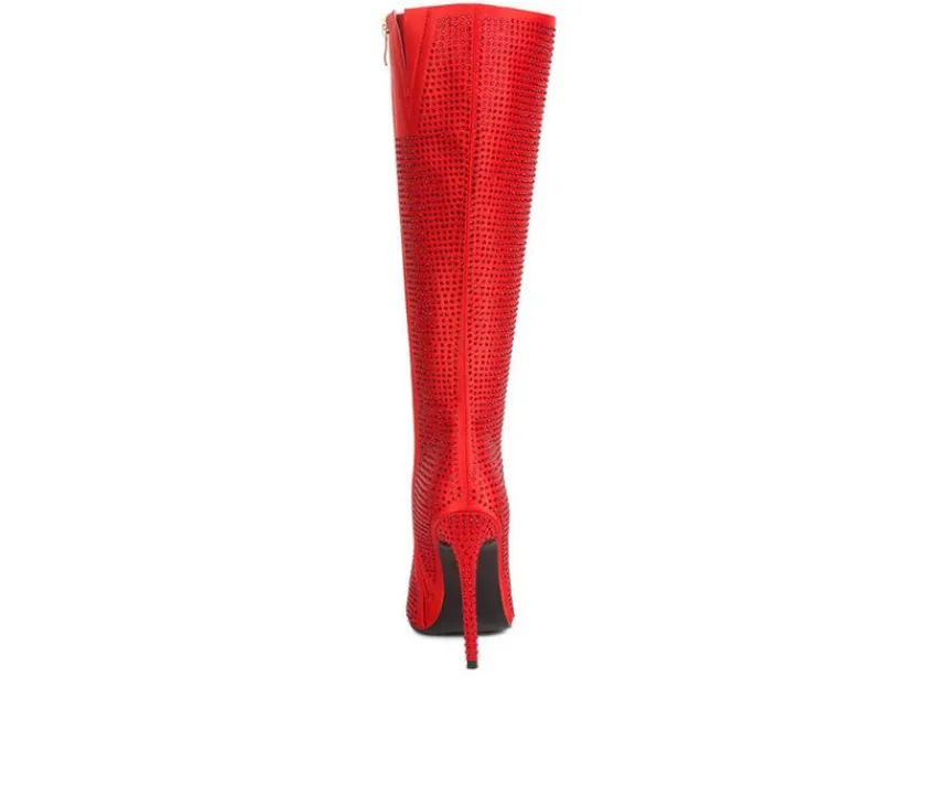 Clearance London Rag Women's Pipette Knee High Stiletto Boots