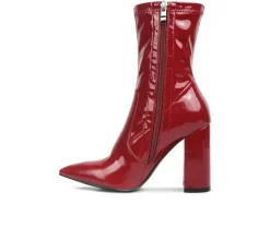 Sale London Rag Women's Pluto Mid Calf Heeled Booties