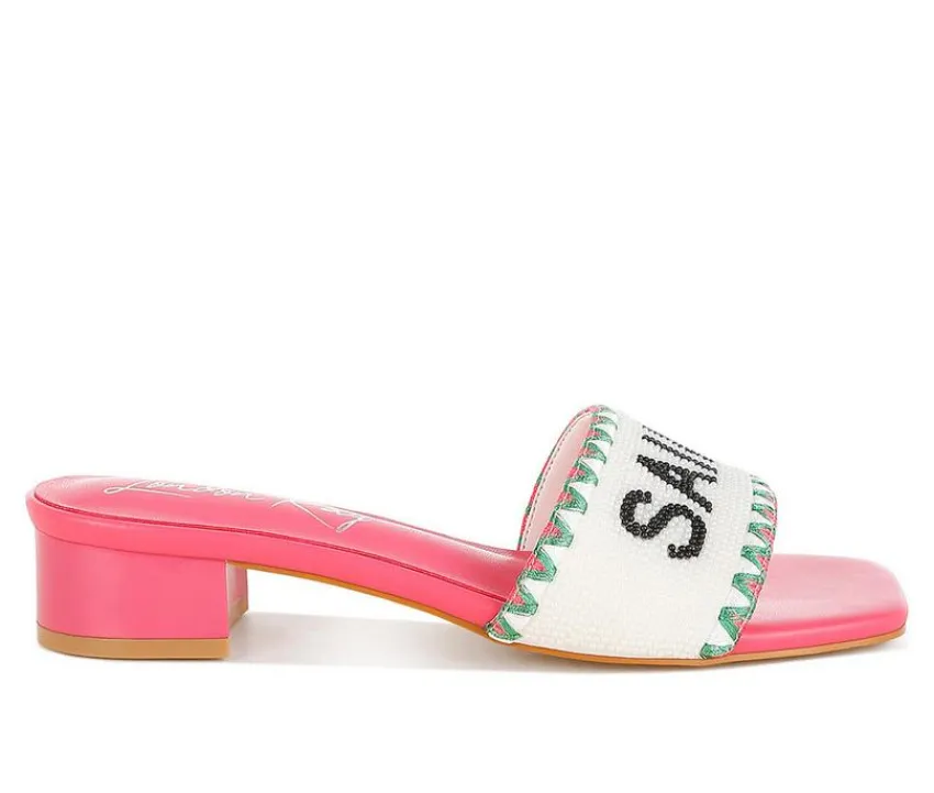 New London Rag Women's Poshta Heeled Sandals