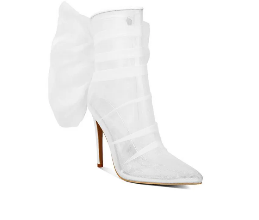 New London Rag Women's Princess Stiletto Booties