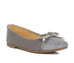 Clearance London Rag Women's Rhinestone Toe Cap Flats