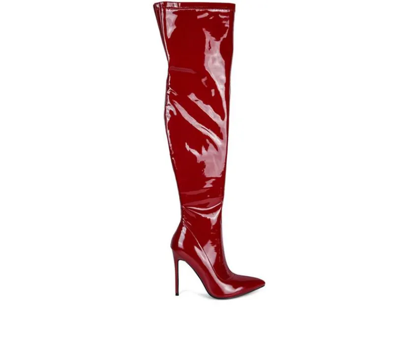 Clearance London Rag Women's Riggle Over The Knee Stiletto Boots