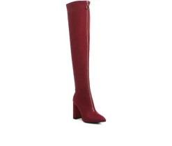 New London Rag Women's Ronettes Over The Knee Heeled Boots