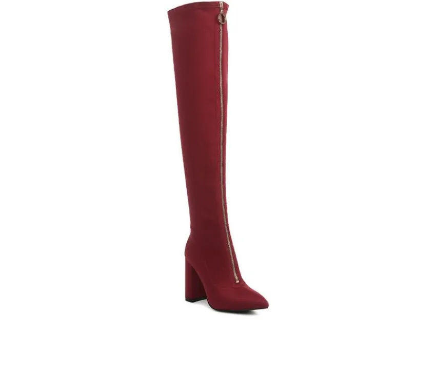 New London Rag Women's Ronettes Over The Knee Heeled Boots