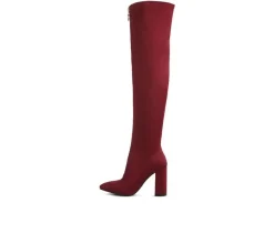New London Rag Women's Ronettes Over The Knee Heeled Boots