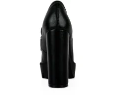 Outlet London Rag Women's Y2K High Platform Heeled Loafers