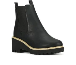 Best Los Cabos Women's Ari Wedge Chelsea Booties
