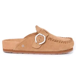 Clearance Minnetonka Women's Buckle Clog Clogs