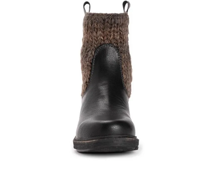 New MUK LUKS Women's Arya Arlene Heeled Winter Booties