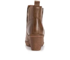Sale MUK LUKS Women's England Oxford Wedge Booties