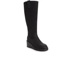 Outlet MUK LUKS Women's Sloane Knee High Wedge Boots
