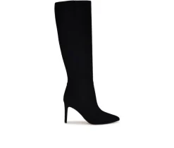 Discount Nine West Women's Richy Knee High Heeled Boots