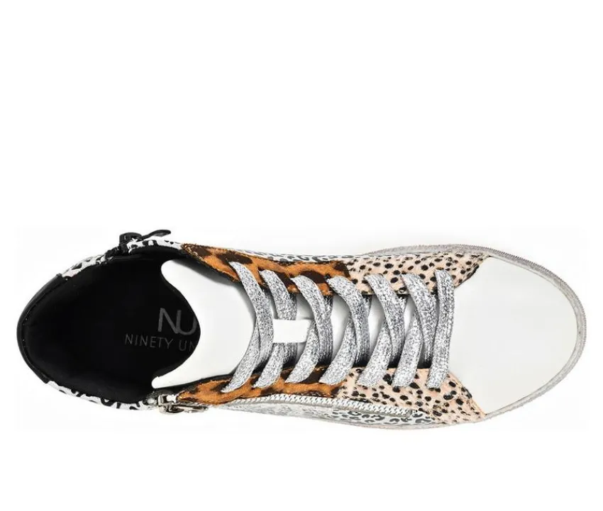 Clearance Ninety Union Women's Mia High Top Fashion Sneakers