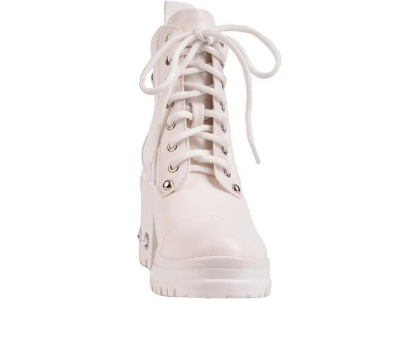 Best Ninety Union Women's Thunder Heeled Combat Boots