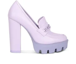 New Rag & Co Women's Corinne Heeled Loafers