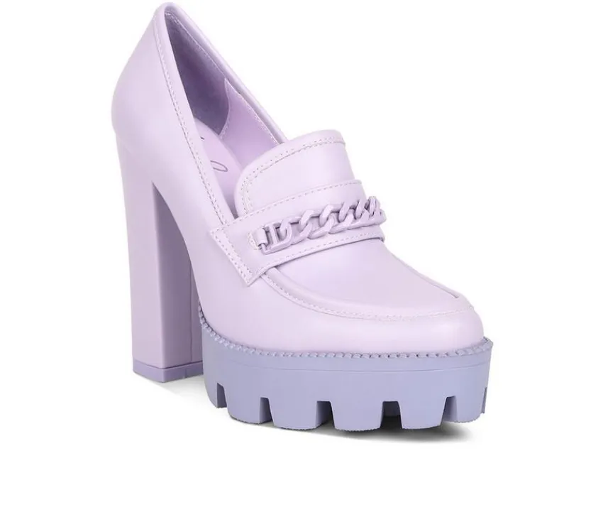 New Rag & Co Women's Corinne Heeled Loafers