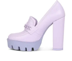 New Rag & Co Women's Corinne Heeled Loafers