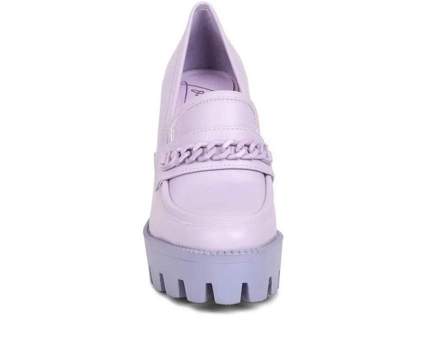 New Rag & Co Women's Corinne Heeled Loafers