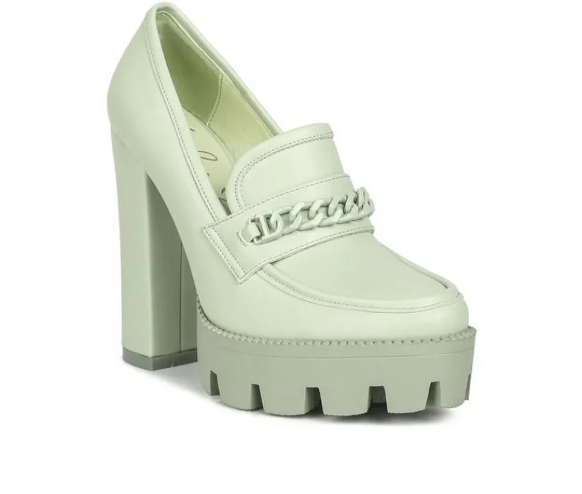 New Rag & Co Women's Corinne Heeled Loafers