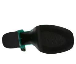 Outlet Rag & Co Women's Martin Block Heel Platform Pumps