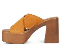 Best Rag & Co Women's Matrix Platform Heeled Sandals