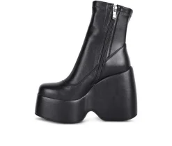 Best Rag & Co Women's Purnell Wedge Platform Booties