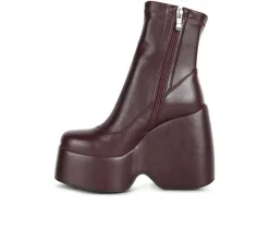 Online Rag & Co Women's Purnell Wedge Platform Booties