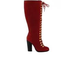 Hot Rag & Co Women's Sleet-Slay Lace Up Knee High Boots