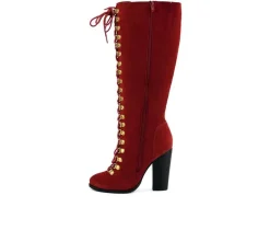 Hot Rag & Co Women's Sleet-Slay Lace Up Knee High Boots