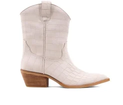 Hot Shu Shop Women's ZouZou Western Boots