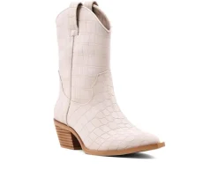 Hot Shu Shop Women's ZouZou Western Boots