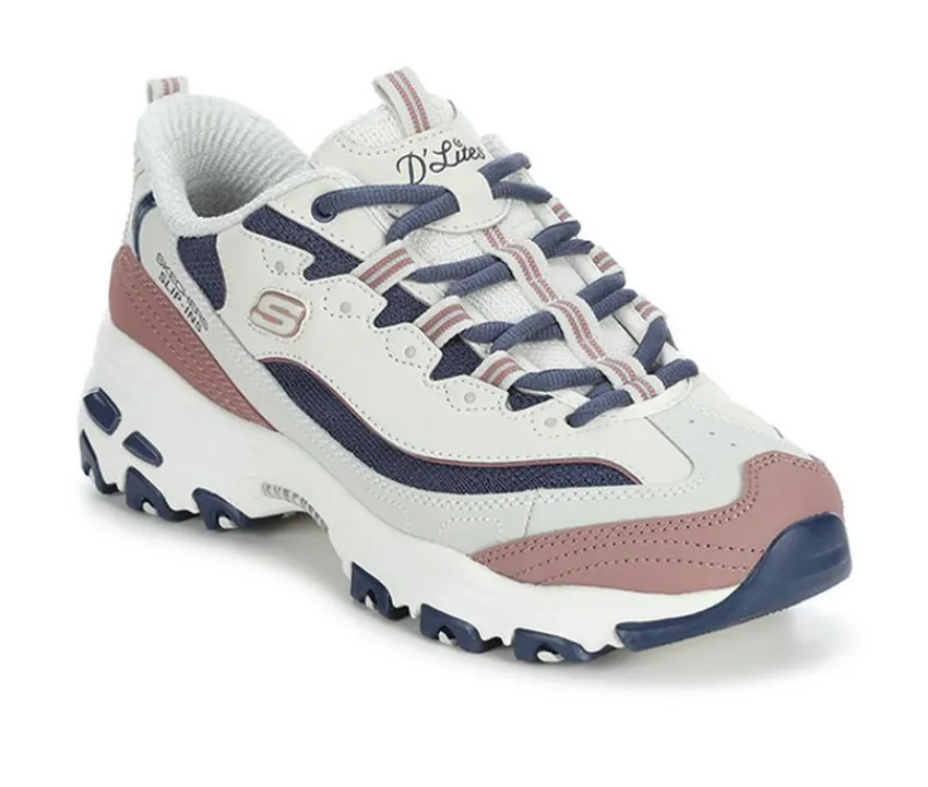 Sale Skechers Women's 150537 Dlites Smooth Slip In Sneakers