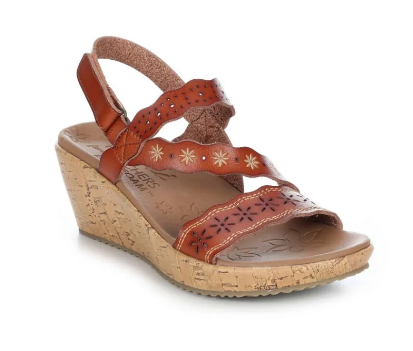 Outlet Skechers Cali Women's Beverlee Aura 119596 Wedge Sandals