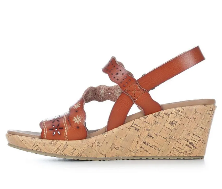 Outlet Skechers Cali Women's Beverlee Aura 119596 Wedge Sandals