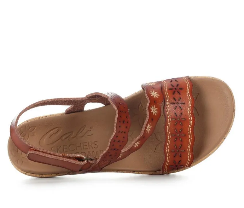 Outlet Skechers Cali Women's Beverlee Aura 119596 Wedge Sandals