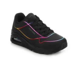 Clearance Skechers Street Women's Uno Electric Lines 155168 Casual Sneakers