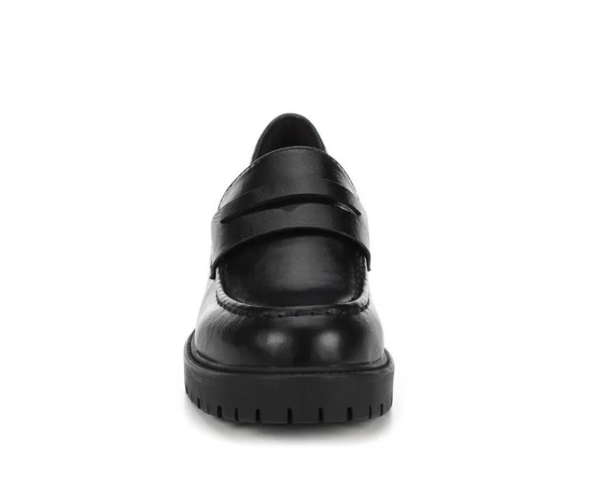 Soda Women's Hender-S Block-Heeled Loafers