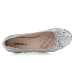 Clearance Soda Women's Paint-S Flats