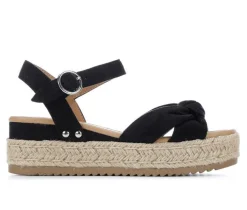 Outlet Soda Women's Tye Espadrille Wedges