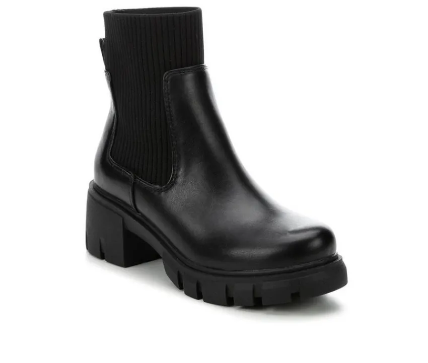 Discount Soda Women's Zordy Heeled Chelsea Boots